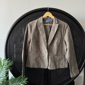 Simply Vera Wang Geometric Pucker Jacket Blazer